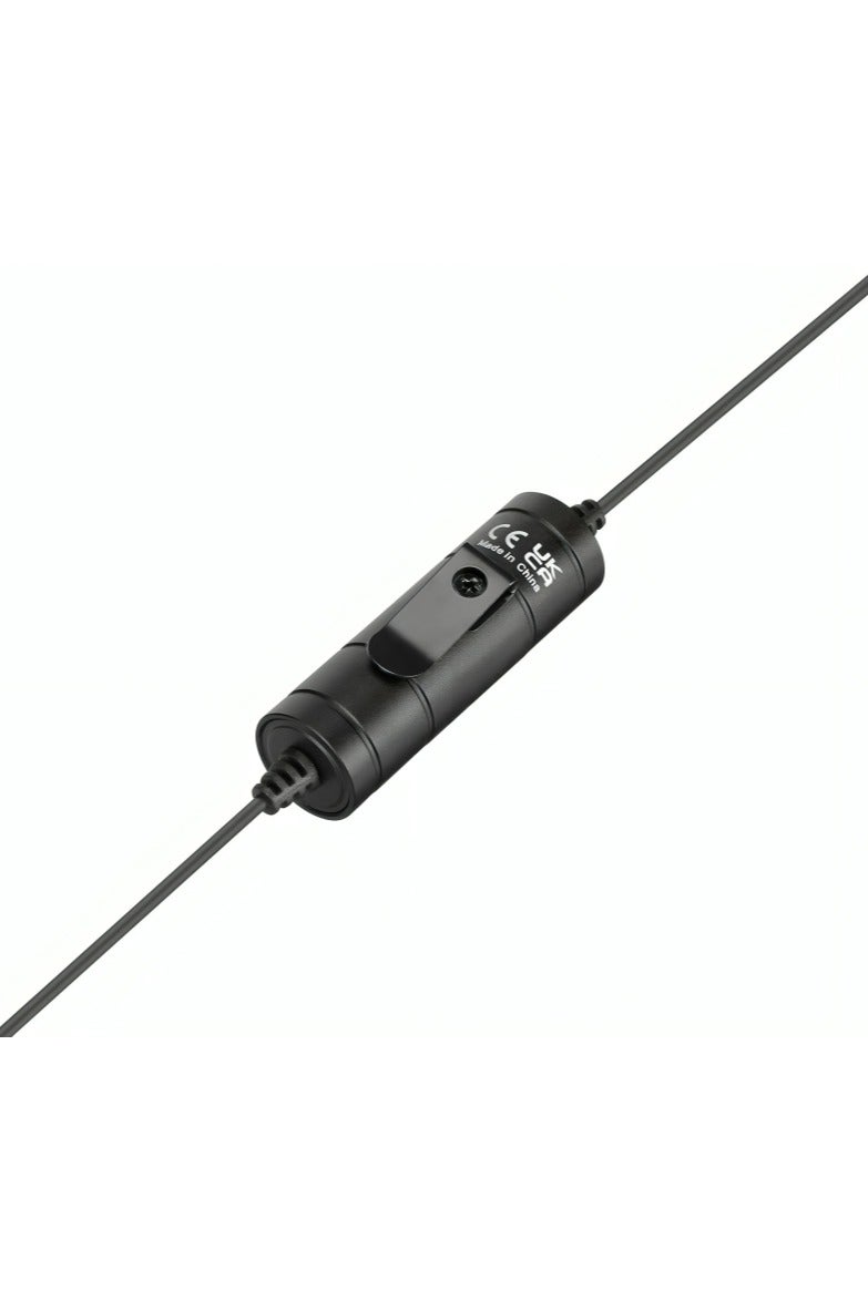 BOYA Boya BYM1S AUX Microphone with Clear Sound and, Modern Design, Omnidirectional, 3.5mm TRS, Black, for Multi Devices - Clip On, Battery Powered, Compatible with Smartphone, Camcorder, Personal Computer - Image 4