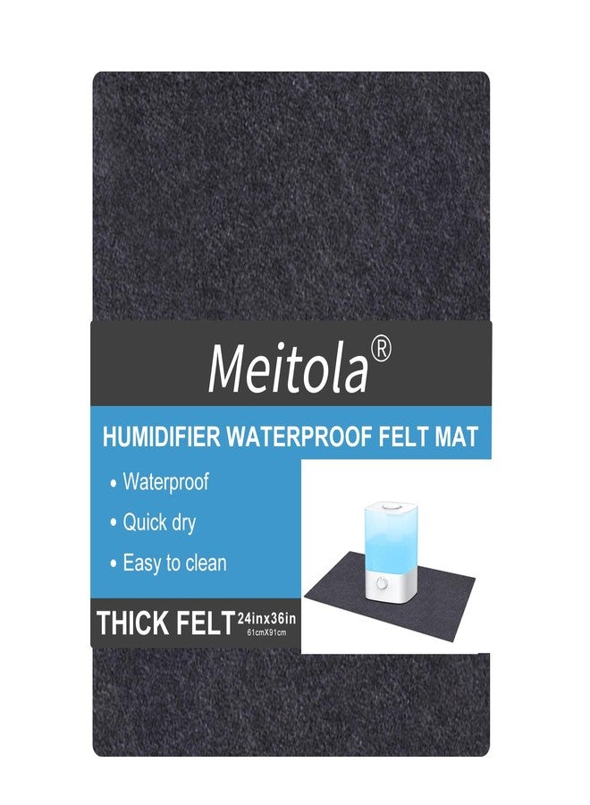 Meitola Humidifiers Mat,For floor surface/Absorbent mat Lightweight Washable Floor Mat，Under the Humidifiers Mat，Multifunctional home appliance mat，back Non-slip 24" x 36" - Image 1