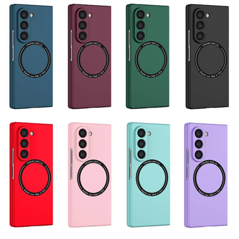 غطاء MagSafe، مغناطيس قوي، تشطيب غير لامع، Dark Green، PC، لـ Samsung Galaxy Z Fold 7 مغناطيسي باللون الأخضر للاستخدام الداخلي للرحلات اليومية لترتيب الأغراض - Image 2