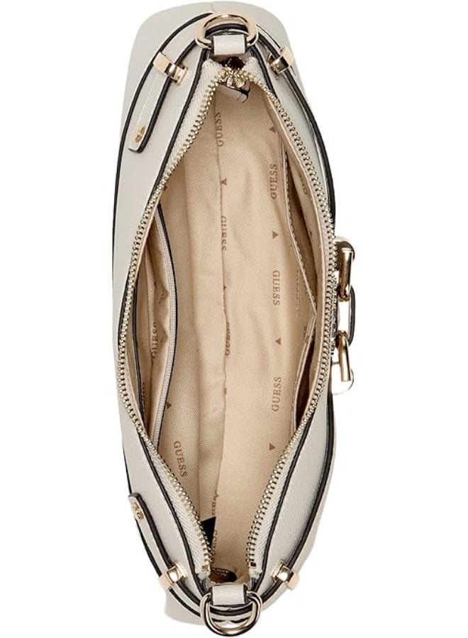 Guess Women's Shoulder Bag - Cream - Image 4