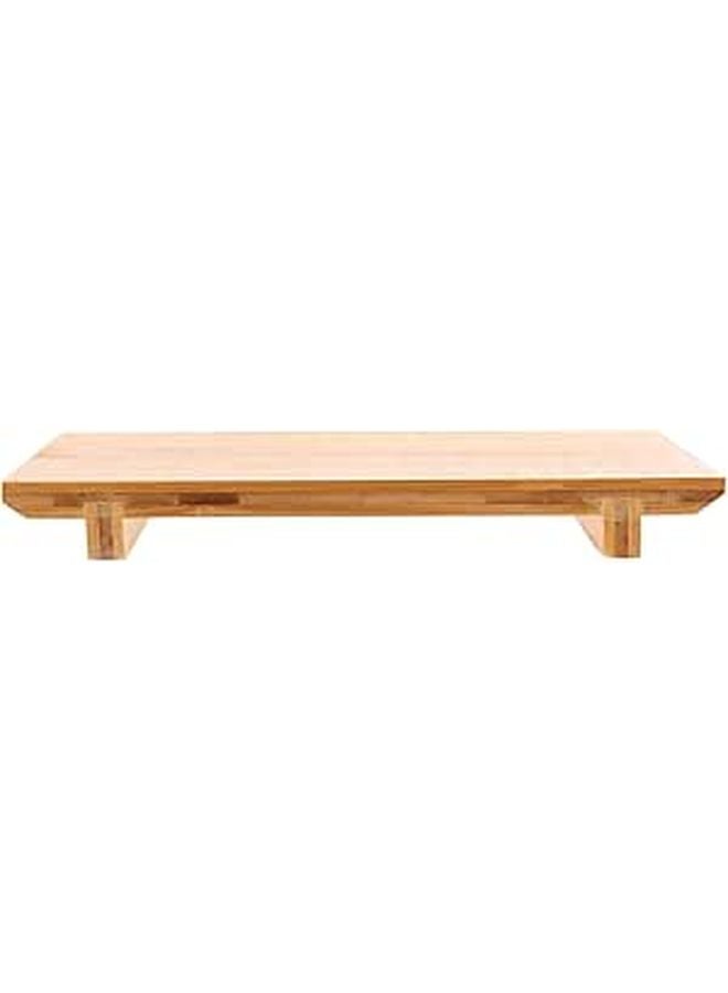 Large Carbonized Sushi Serving Plate Japanese Style Sashimi Board for Dessert and Fruit Display - Image 1
