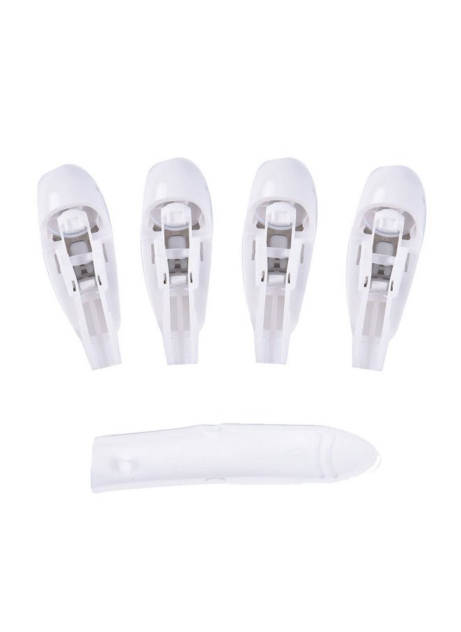 Majestic Pure - Sensitive Replacement Toothbrush Heads Compatible With Oralb Cross Action Power 3733 4732 Rotating Powerhead And Crisscross Bristles (White) - Image 1