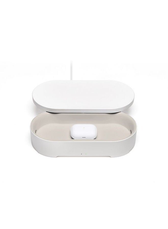 LEXON Oblio Box Wireless Fast-Charging Station With Built-In Uv Sanitizer - Image 3