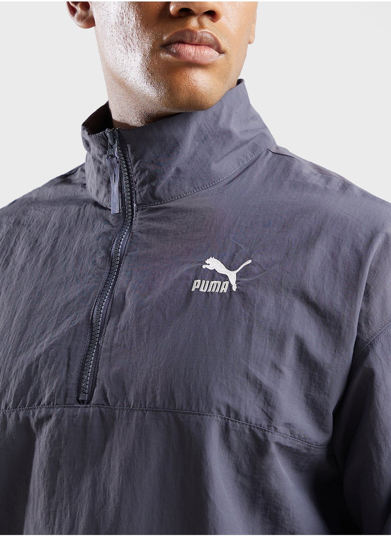 PUMA Classics Woven  Relaxed Hoodie  - Image 3