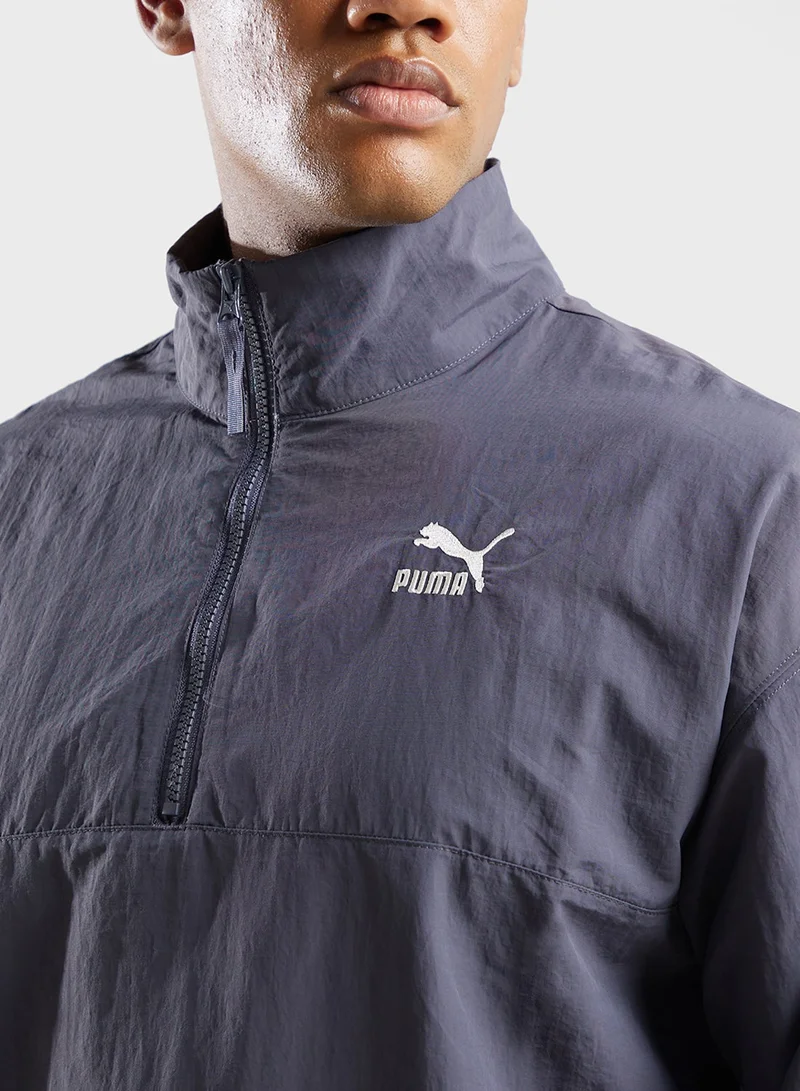 PUMA  Classics Woven  Relaxed Hoodie for Men | Best Price UAE