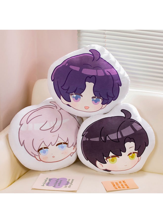 Ultra Soft Qiyu Pillow Hanging Decoration Reclining Backrest Sleep Pillow Deep Space Romance Li Jin Sitting Pad For Youth-Specifications:[Alien] Qi Yu-Color:32cm Pillow 340g (with Zipper)  - Image 2