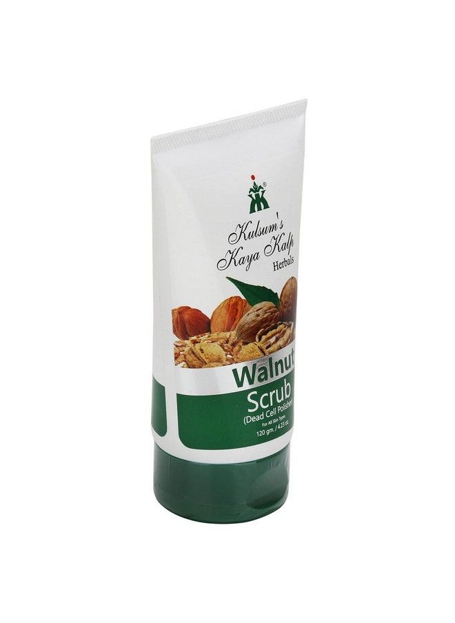 Kulsum's Kaya Kalp Herbals Walnut Scrub Dead Cell Polisher 120 G  - Image 3