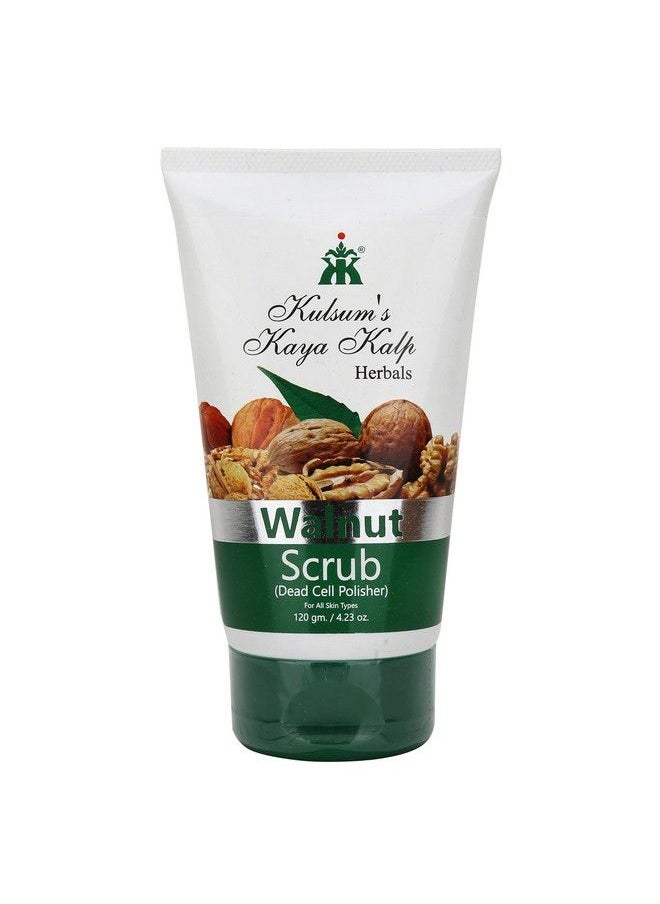 Kulsum's Kaya Kalp Herbals Walnut Scrub Dead Cell Polisher 120 G  - Image 2
