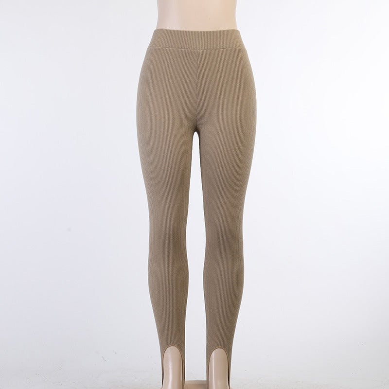 2021 Slim Fit Yoga Pants for Women Light apricot  - Image 5