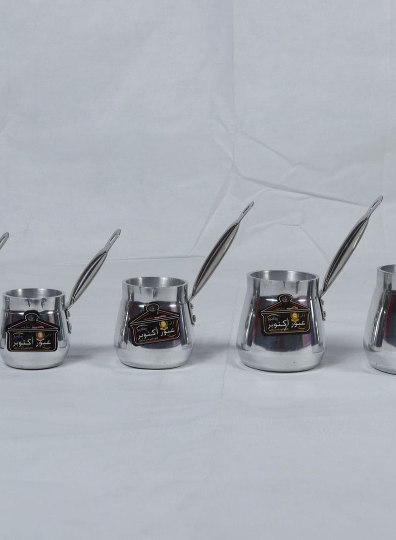 عبور أكتوبر طقم كنك قهوة الامنيوم من عبور اكتوبر جامبو 5قطعة 159540 - Image 1