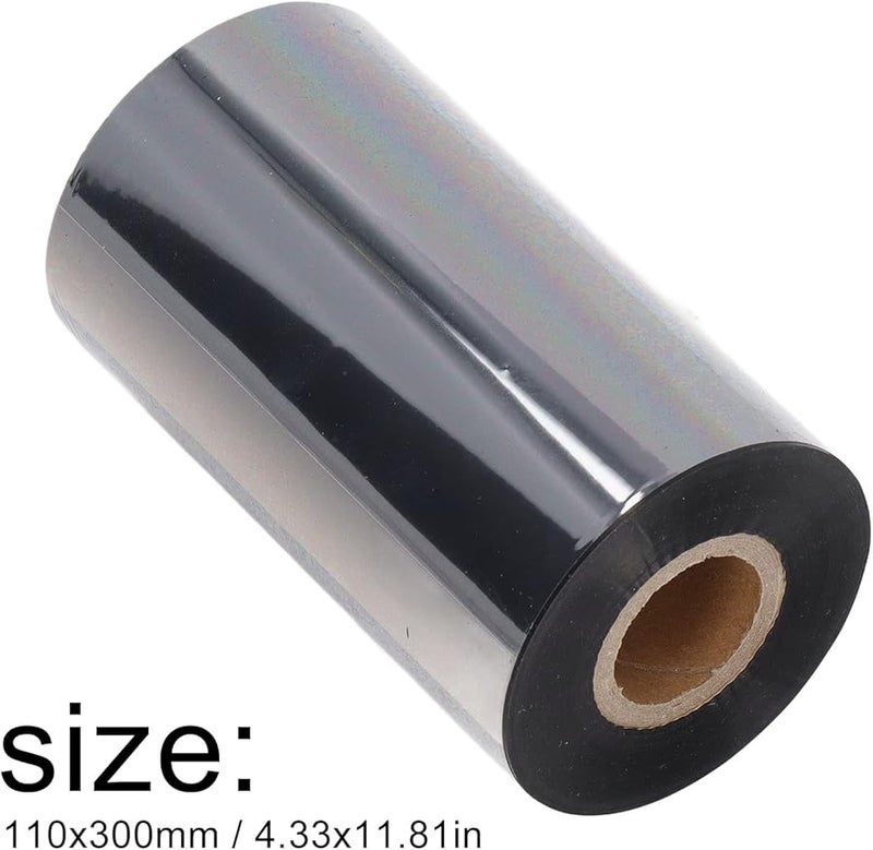 Thermal Transfer Ribbon 110mm x 300m Anti Static Back Layer for TLP2844 TSC Argox Printers - Image 5