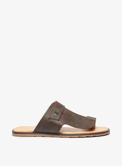 Al Waha Men Textured Slip-On Arabic Sandals