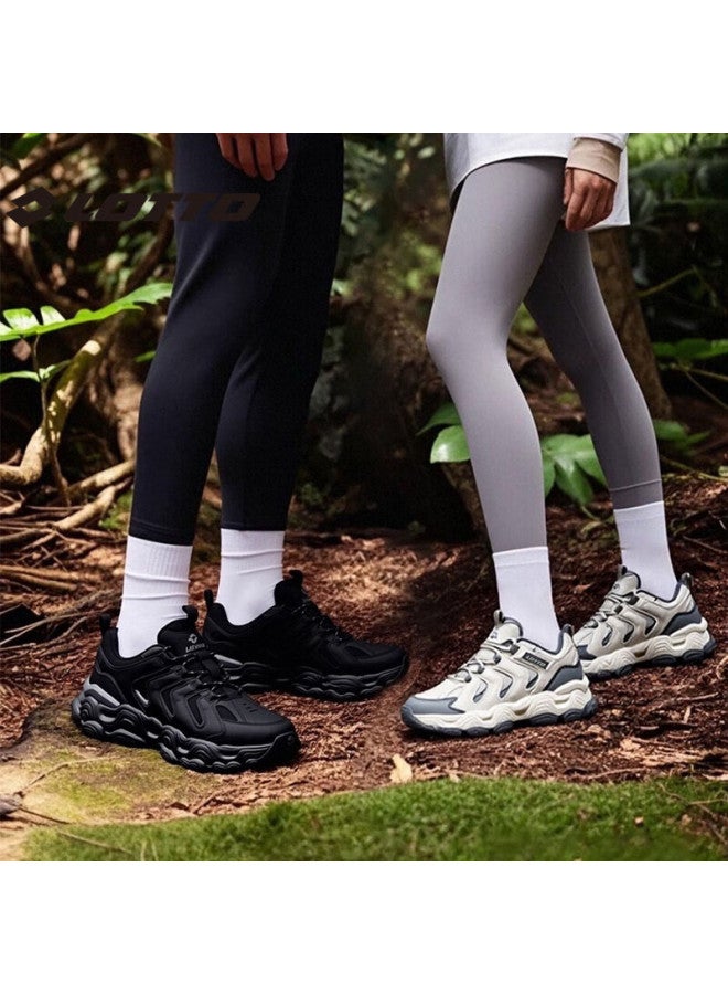 Lotto Women's Running Shoes Outdoor Hiking Shoes Spring Couple Sports Non-slip Trail Walking Shoes 5987 Sand Ochre Size 35 - Image 4