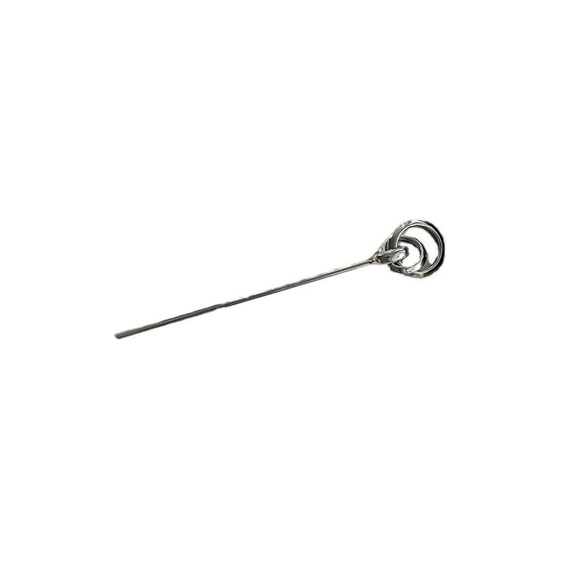Generic Korean design sense hair hairpin gold simple daily all-match one type of hairpin ancient Chinese clothing Silver winding hairpin