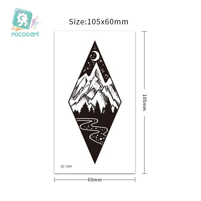 Ruikalong Supply New Waterproof Fresh Tattoo Sticker Fashion Trend Beautiful Personality Tattoo Sticker - Image 4