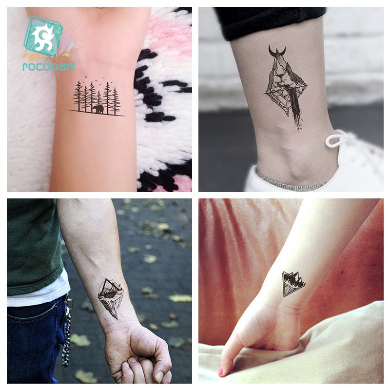 Ruikalong Supply New Waterproof Fresh Tattoo Sticker Fashion Trend Beautiful Personality Tattoo Sticker - Image 3