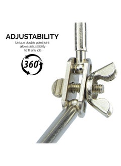 Neiko NEIKO 01902 Adjustable Helping Hand with Magnifying Glass, Third Hand Solder Aid, Soldering Wire Station Stand with Dual Alligator Clips and a Heavy Base, Beading & Jewelry Making Tools, Solder Holder  - Image 4