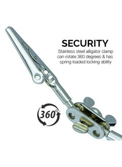 Neiko NEIKO 01902 Adjustable Helping Hand with Magnifying Glass, Third Hand Solder Aid, Soldering Wire Station Stand with Dual Alligator Clips and a Heavy Base, Beading & Jewelry Making Tools, Solder Holder  - Image 2