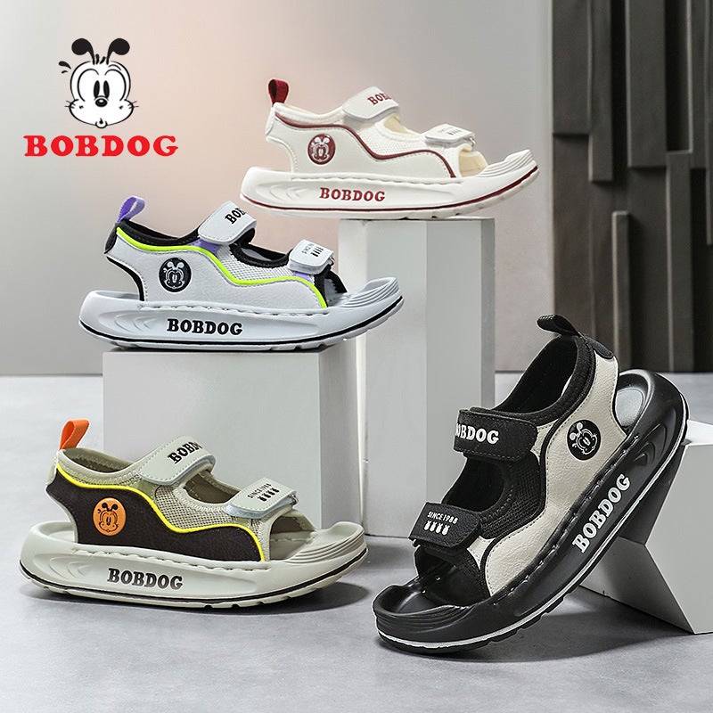 Babudou Boys Sandals Summer Summer Boys Shoes Sports Soft Sole Open Toe Beach Children'S Shoes - Image 2