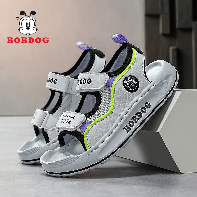 Babudou Boys Sandals Summer Summer Boys Shoes Sports Soft Sole Open Toe Beach Children'S Shoes - Image 5
