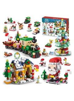 Beauenty 2024 Christmas Building Blocks For Kids,24 Days Countdown Calendars Blind Box-24PC Mini Building Blocks- 6 In 1 Christmas Santa Tree Train House Block Toy Set for 8-12 Kids Gifts - pzsku/Z02CFBFC0C9D683592454Z/45/_/1732144511/1b60948b-95a6-460e-adbd-bd821b293875