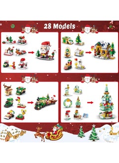 Beauenty 2024 Christmas Building Blocks For Kids,24 Days Countdown Calendars Blind Box-24PC Mini Building Blocks- 6 In 1 Christmas Santa Tree Train House Block Toy Set for 8-12 Kids Gifts - pzsku/Z02CFBFC0C9D683592454Z/45/_/1732144562/188d3941-5f63-4463-814a-d999338f860f