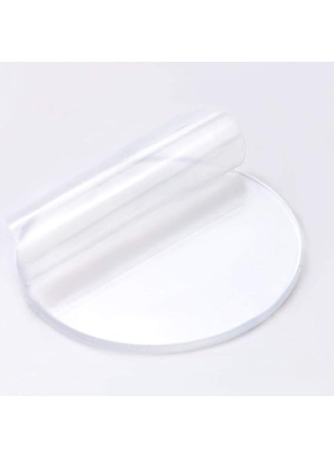 Horoof Home Horoof Home® 24PCS 4-Inch Clear Acrylic Disks, 3mm Thick Round Acrylic Circles for DIY Crafts, Painting, Engraving, and Display Projects - 10cm Transparent Acrylic Blanks for Laser Cutting, SL192  - Image 3