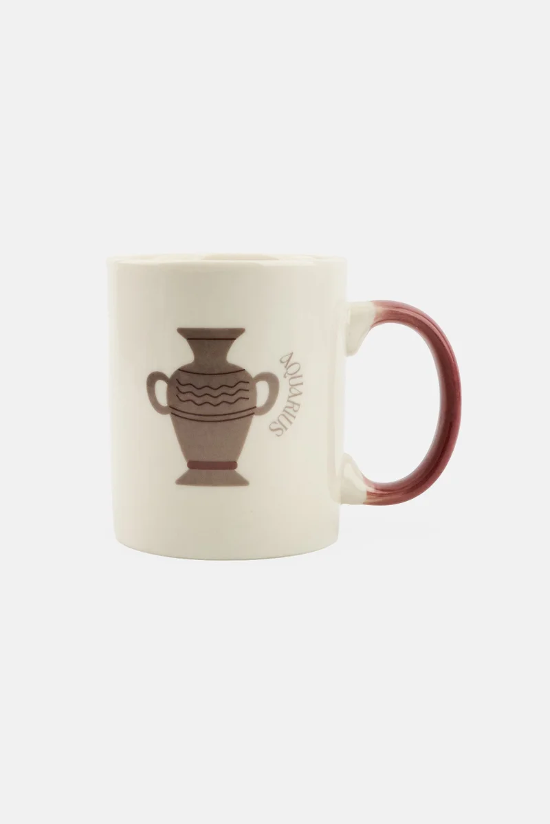 Muy Mucho Ceramic Coffee Mug 330 ml, Cream
