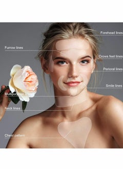 Excefore Silicone Wrinkle Patches, Face Lift Stickers, Wrinkle Pads, 16 Pieces Forehead Wrinkle Patches  - Image 2