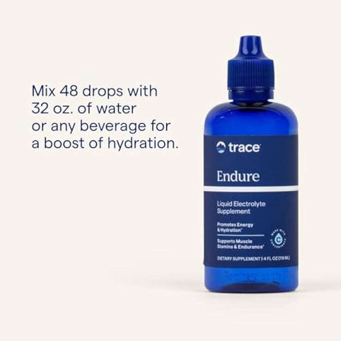 Trace Minerals Endure - Mineral Absorption Supplement - Electrolyte Supplement to Aid Hydration & Healthy Energy - Performance Support with Magnesium & Chloride - Vegan - 4 fl oz (48 Servings) - Image 4