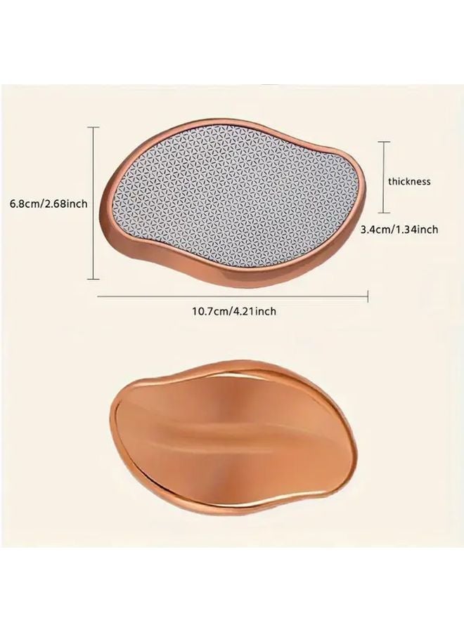 Reusable Crystal Hair Removal Tool Pink Painless Exfoliation For Back Arms Legs - Image 3