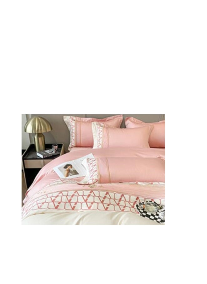 Generic Bed Sheet Style — French High-End 180 Thread Pure Cotton Embroidered Bedding Four Piece Set  - Image 4