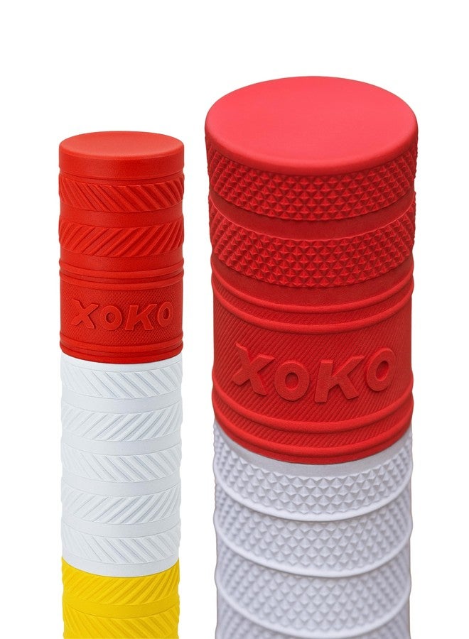 xoko XOXO Cricket Bat Grip, Premium Textured Non-Slip Replacement Grips, Multi-Color Sports Equipment, Pack of 4 - Image 5
