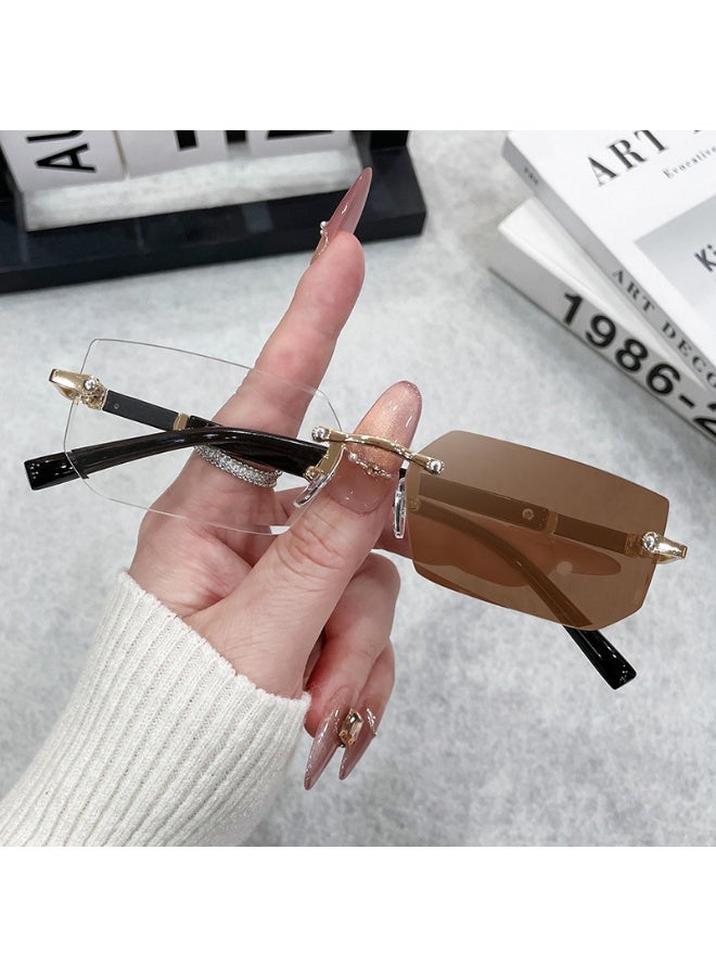 غاز نظارات شمسية عصرية جديدة بدون إطار نظارات شمسية مخصصة للجنسين واقية من الأشعة فوق البنفسجية - Image 3