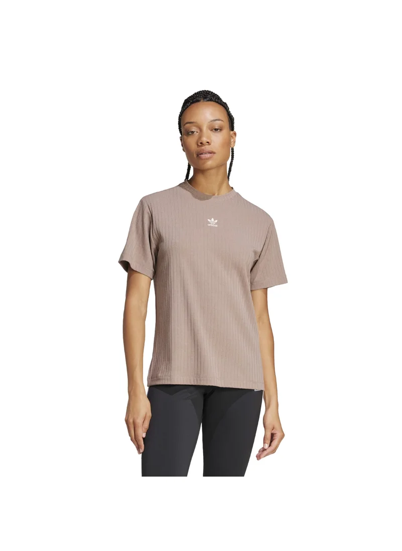 Adidas adidas ESS WR TEE Brown Originals Women T-SHIRTS
