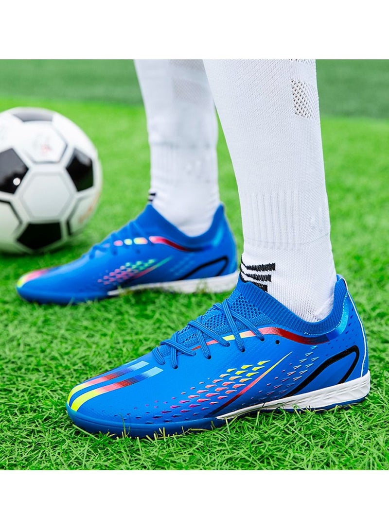 Loquat Low-Top Competition Sports Football Shoes Blue  - Image 3