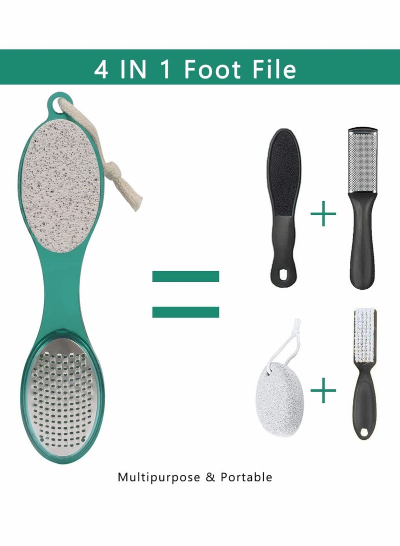 KASTWAVE Professional Pedicure Rasp Foot 4 in 1 The Pedi Care Stick File Cracked Skin Corns Callus Remover for Extra Smooth and Beauty 2PCS - Image 3