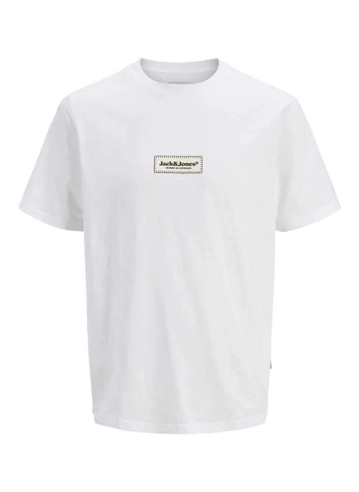 JACK & JONES Jorsplit Logo Crew Neck T-Shrt