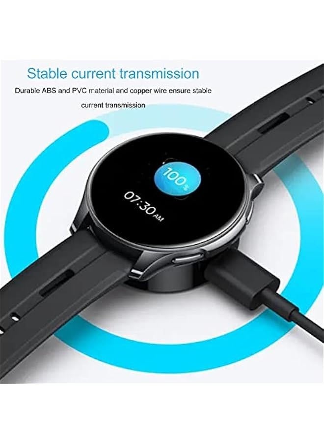 Smart Watch Magnetic Charger Cord, 2 Pin 3.3Ft USB Fast Charging Cable Power Base Fits for Xiaomi Haylou RT2 LS10 Smartwatch, Over Voltage and Current - Image 4
