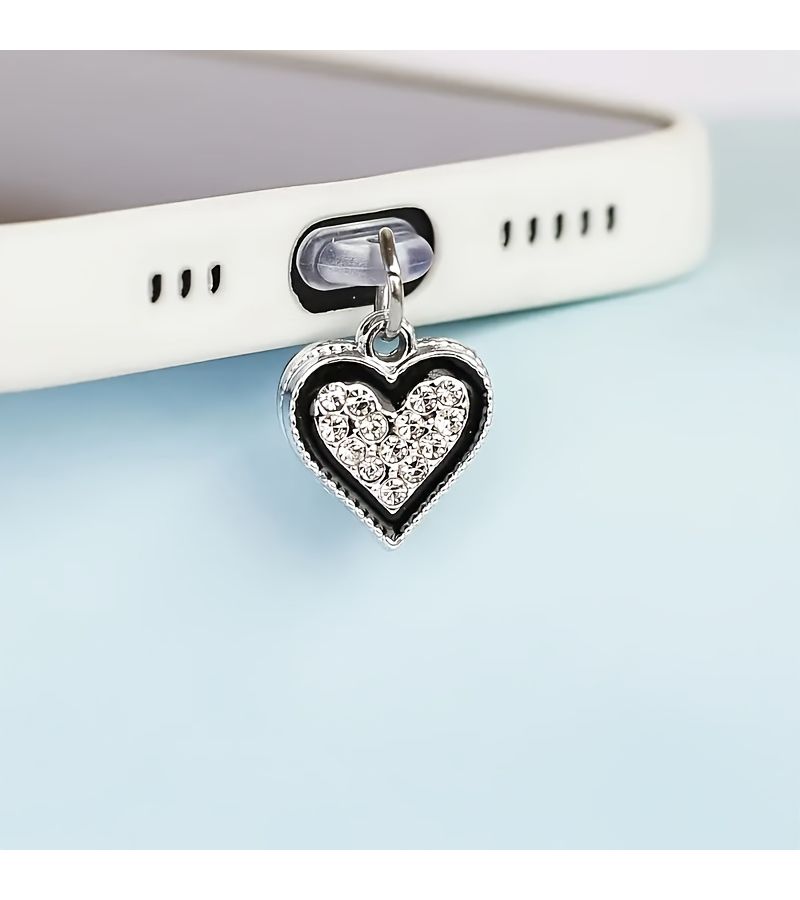 Golden Type C Dust Plug for Girlfriend Valentines Gift Phone Protector - Image 1