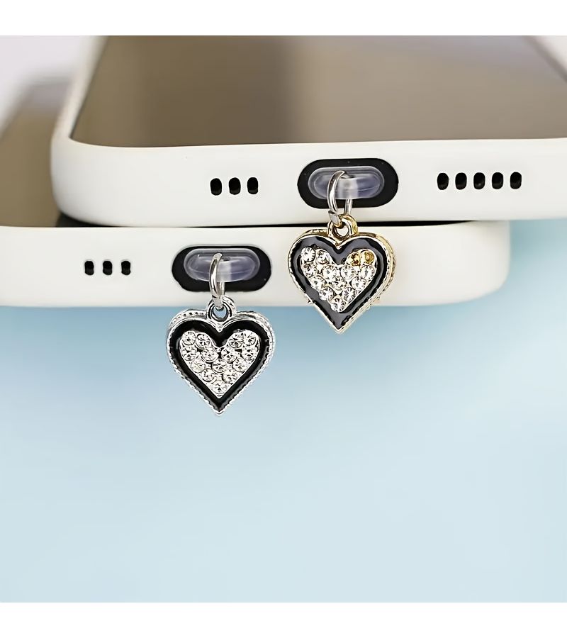 Golden Type C Dust Plug for Girlfriend Valentines Gift Phone Protector - Image 5