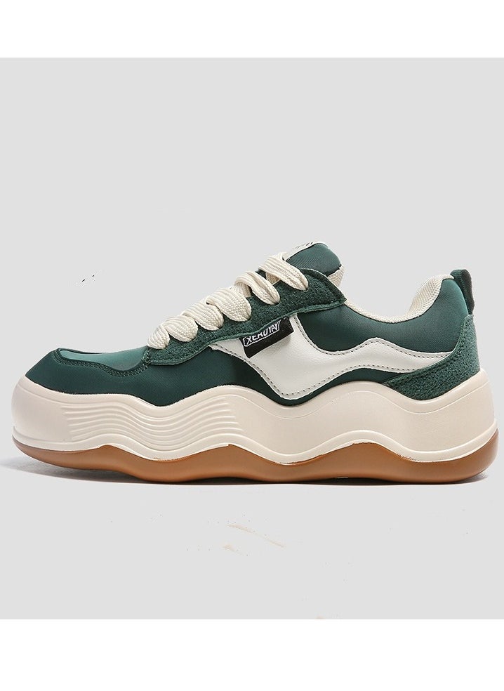 KUYING - New Thick Sole Elevated Board Shoes - Image 1