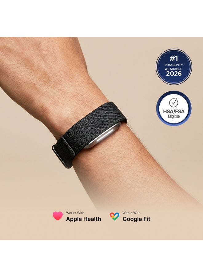 Hume Health The Hume Band 2.0 - Next-Generation Smart Wearable For Health & Fitness Tracking, Black - Image 2