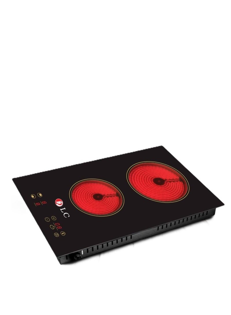 LC Cookware Built-in 2 Burner Infrared Induction Cooker 2000w+1000w High power Suitable for all Pans 37624 - Image 1
