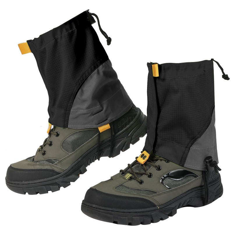 Uponauot Gators for Hiking Boots and Shoes, Lightweight Adjustable Leg Gaiters for Men Women, Waterproof Hiking Gaiters for Snow,Trail Running,Hiking,Hunting,Walking, Skiing,Snowshoeing,Mountain Climbing - Image 1
