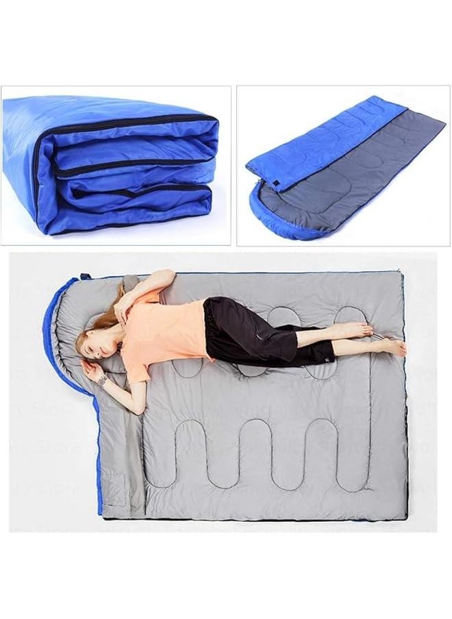 هوكور TRASSLE Sleeping Bag, Lightweight 3 Season Weather Sleep Bags for Kids Adults Girls Women, Microfiber Filled Compact Design for Backpacking/Hiking/Camping/Mountaineering  - Image 4