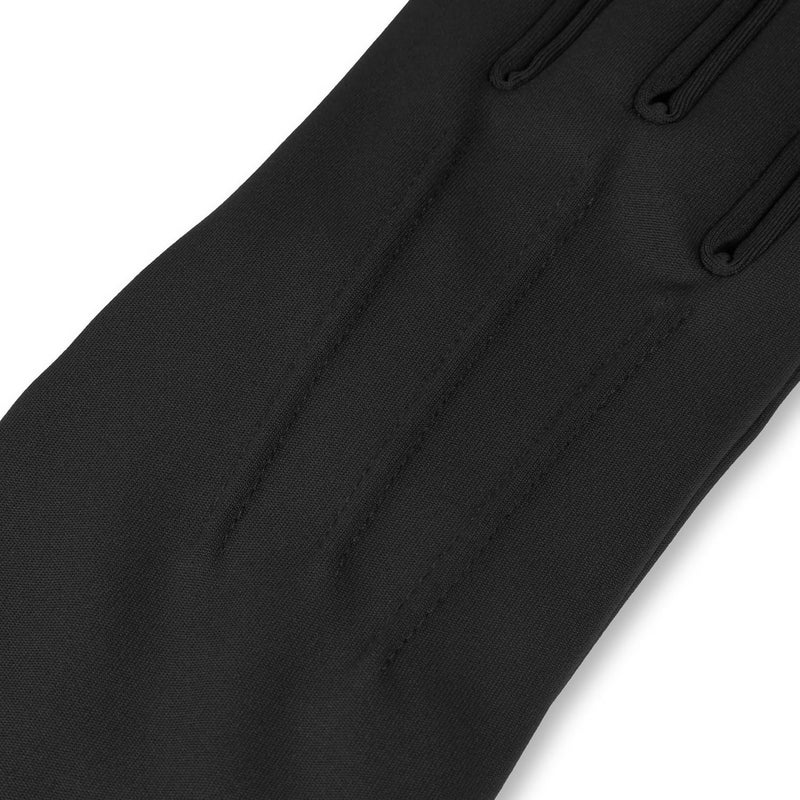 Isotoner Women's Spandex Cold Weather Gloves with Fleece Lining - Black, One Size - Image 3