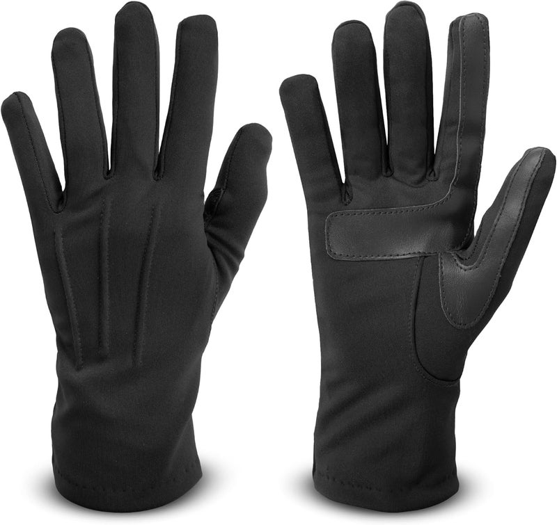 Isotoner Women's Spandex Cold Weather Gloves with Fleece Lining - Black, One Size - Image 5