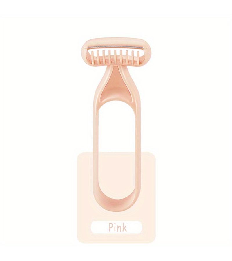 1pc Manual Bikini Trimmer Pink Designed For Smooth Skin Reusable Razor - Image 3