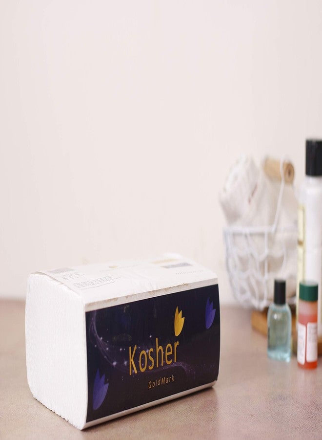Kosher Goldmark Multi Fold Paper Towel/Restroom Tissue - Pack of 8-150 sheets per pack (Total 1200 Sheets) - Image 1